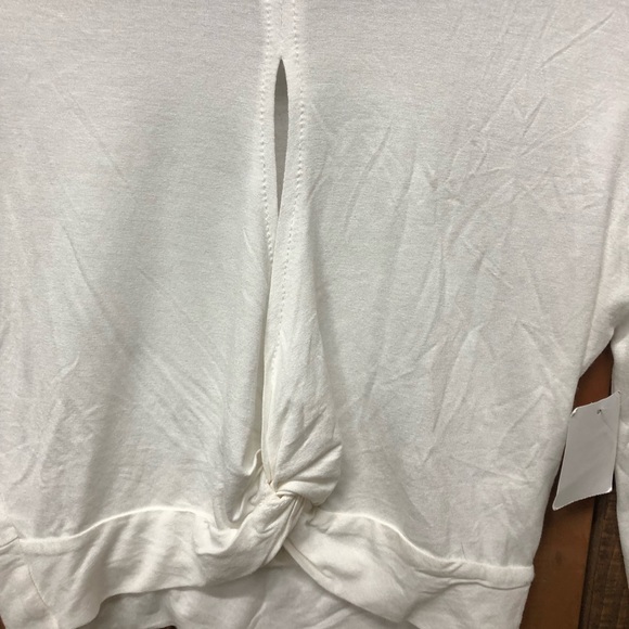 NWT Charlotte Russe size medium white crop top - Picture 6 of 8